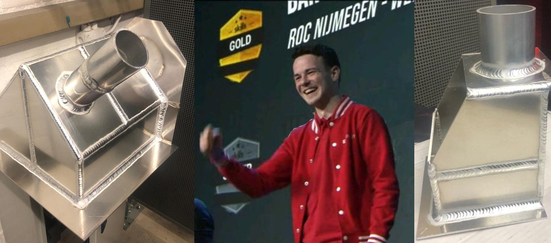 Bart Willems trotse winnaar van de Skill Laswedstrijd 