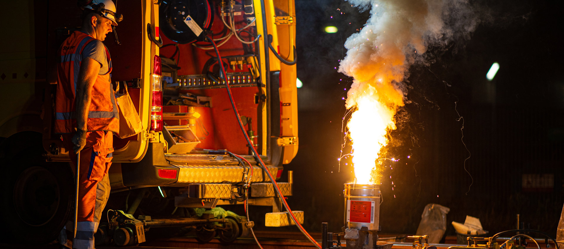 Vakman Rail Lasser - specialisatie Thermiet lasser