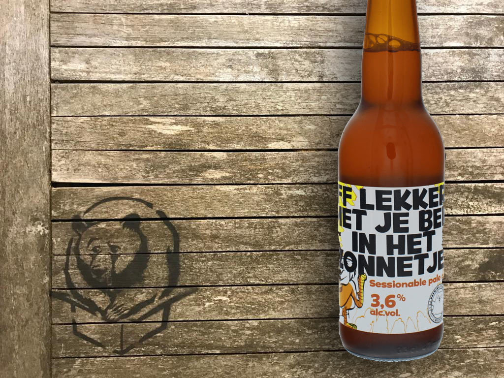 Ff lekker met je bek in het zonnetje